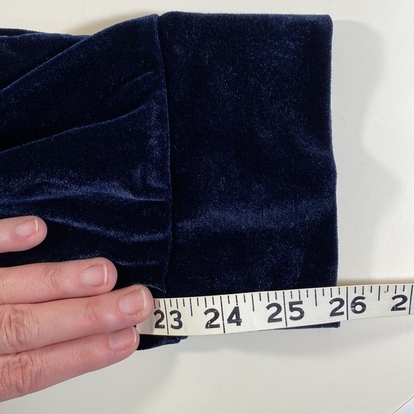 FABLETICS Daria Luxe Velour Navy Jogger Size Large - Picture 10 of 10